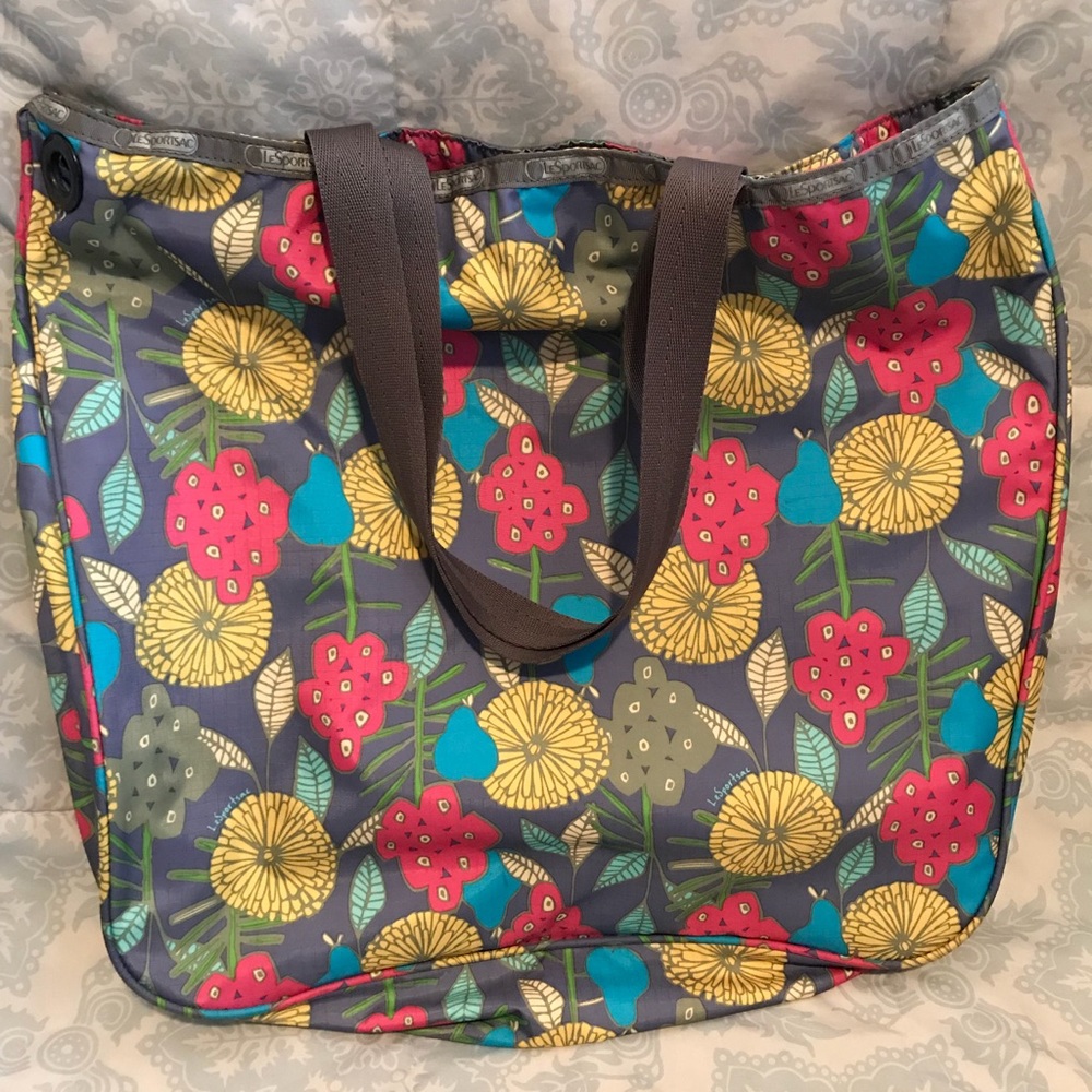 LeSportsac colorful tote.